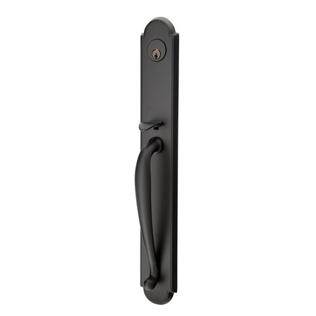 Emtek Flat Black Handleset 4324WUS19 4324WUS19
